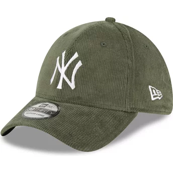 Gorra curva verde ajustada 39THIRTY Cord de New York Yankees MLB de New Era