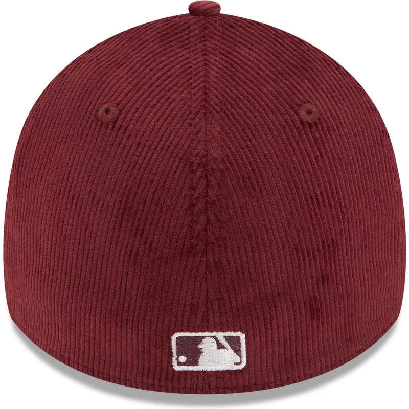 petten-gebogen-rood-fitted-39thirty-cord-van-boston-red-sox-mlb-van-new-era