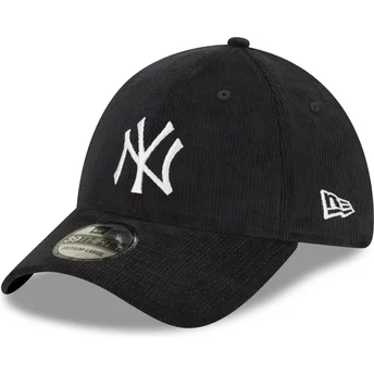 Gorra curva azul marino ajustada 39THIRTY Cord de New York Yankees MLB de New Era