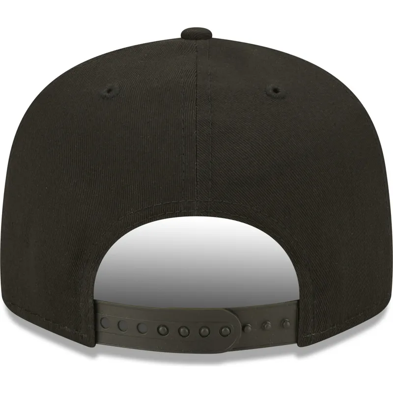 petten-plat-zwart-snapback-9fifty-league-essential-van-los-angeles-dodgers-mlb-van-new-era