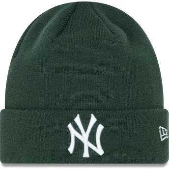 Gorro verde oscuro League Essential Cuff de New York Yankees MLB de New Era