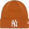 bonnet-marron-league-essential-cuff-new-york-yankees-mlb-new-era