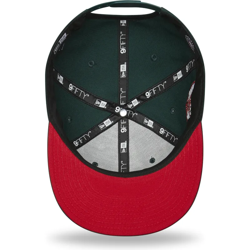 petten-plat-groen-snapback-9fifty-ny-apple-van-new-york-yankees-mlb-van-new-era