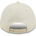 new-era-curved-brim-9forty-repreve-los-angeles-dodgers-mlb-beige-snapback-cap-with-beige-logo
