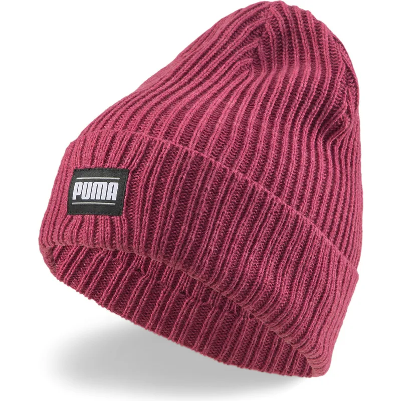 mutsen-rood-ribbed-classic-cuff-van-puma mutsen-rood-ribbed-classic-cuff-van-puma