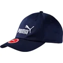 casquette-courbee-bleue-marine-ajustable-fundamentals-puma