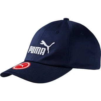 Casquette courbée bleue marine ajustable Fundamentals Puma