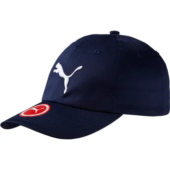 Casquette courbée bleue marine ajustable Essentials Puma