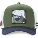 casquette-trucker-verte-blanche-et-bleue-marine-kakashi-hatake-kak1-naruto-capslab