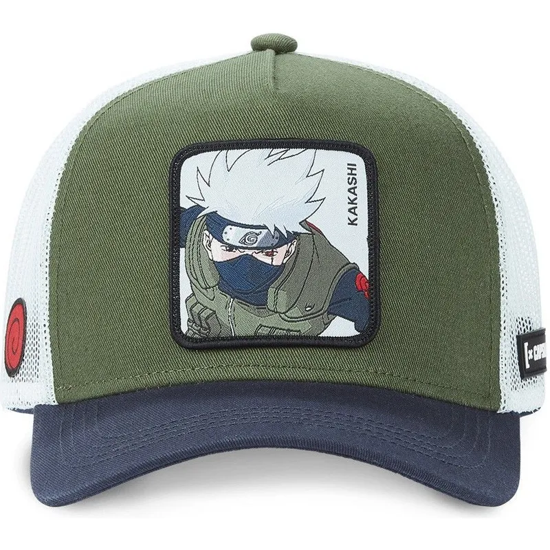 petten-gebogen-groen-snapback-kak1-kakashi-hatake-naruto-van-capslab petten-gebogen-groen-snapback-kak1-kakashi-hatake-naruto-van-capslab