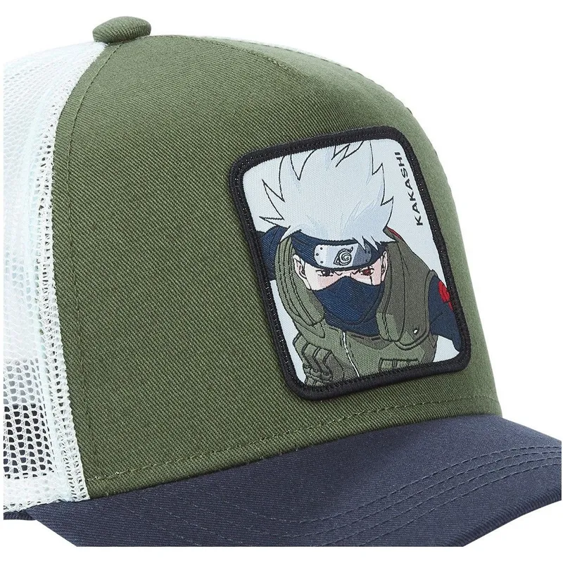 petten-gebogen-groen-snapback-kak1-kakashi-hatake-naruto-van-capslab petten-gebogen-groen-snapback-kak1-kakashi-hatake-naruto-van-capslab