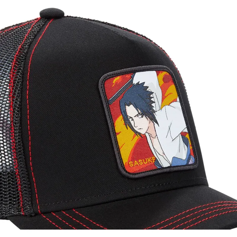 petten-gebogen-zwart-snapback-fir2-sasuke-uchiha-naruto-van-capslab