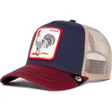 cappellino-trucker-blu-marino-gallo-all-american-rooster-di-goorin-bros