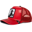 casquette-trucker-rouge-cheval-stallion-cherry-mustang-the-farm-goorin-bros