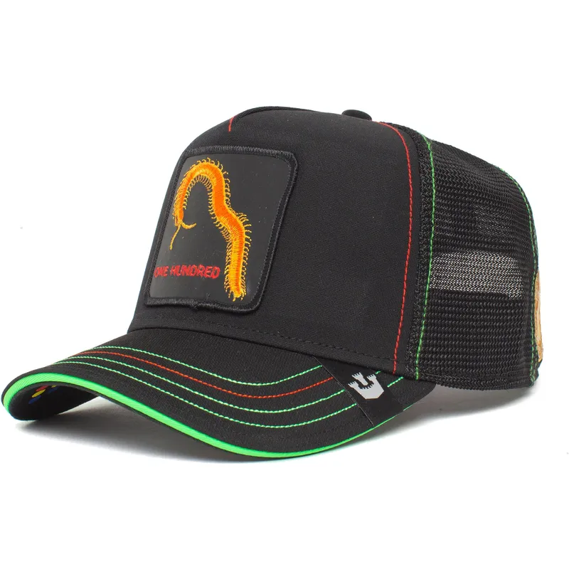 petten-gebogen-zwart-snapback-one-hundred-bug-blaster-the-farm-van-goorin-bros petten-gebogen-zwart-snapback-one-hundred-bug-blaster-the-farm-van-goorin-bros