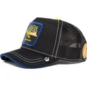 schwarze-und-blaue-trucker-kappe-frosch-big-mouth-puck-yeah-the-farm-von-goorin-bros
