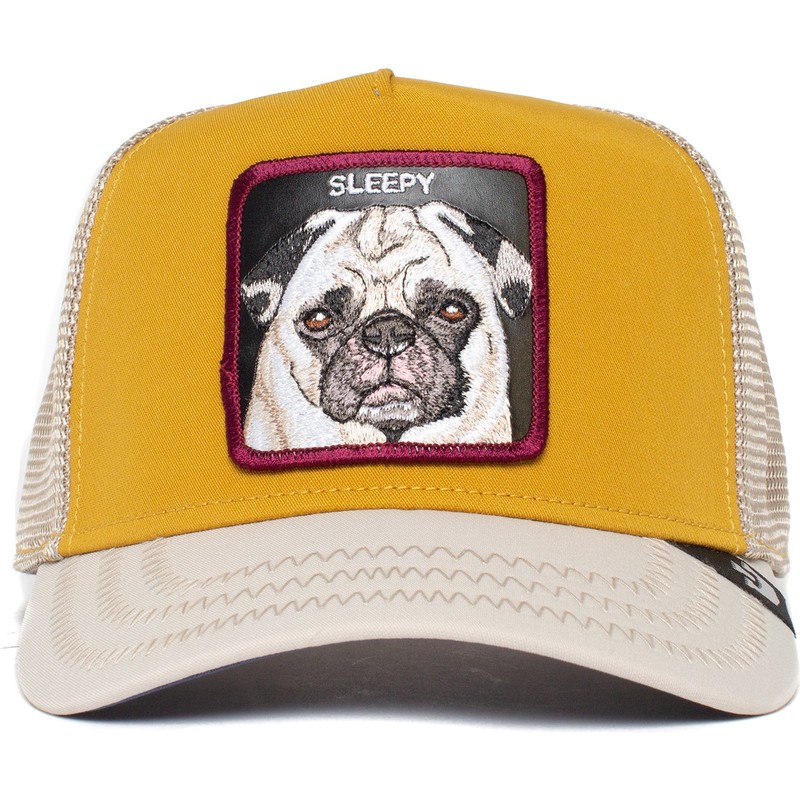 goorin-bros-pug-sleepy-nap-life-the-farm-yellow-trucker-hat