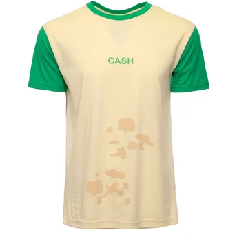 Camiseta de manga corta amarilla y verde vaca Cash Green Milk The Farm de Goorin Bros.