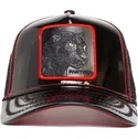 petten-gebogen-zwart-snapback-black-panther-power-forever-patent-leather-the-farm-van-goorin-bros