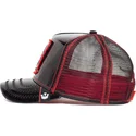 petten-gebogen-zwart-snapback-black-panther-power-forever-patent-leather-the-farm-van-goorin-bros
