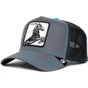 casquette-trucker-noire-cheval-stallion-reflective-the-farm-goorin-bros