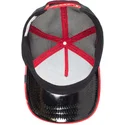 gorra-trucker-negra-y-roja-cabra-goat-goaty-mcgoatface-patent-leather-the-farm-de-goorin-bros