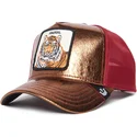 casquette-trucker-orange-et-rouge-tigre-spotlight-metallic-the-farm-goorin-bros