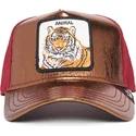 casquette-trucker-orange-et-rouge-tigre-spotlight-metallic-the-farm-goorin-bros