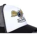 hvid-og-sort-trucker-kasket-whi-fra-von-dutch