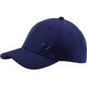 casquette-courbee-bleue-marine-ajustable-metal-cat-puma