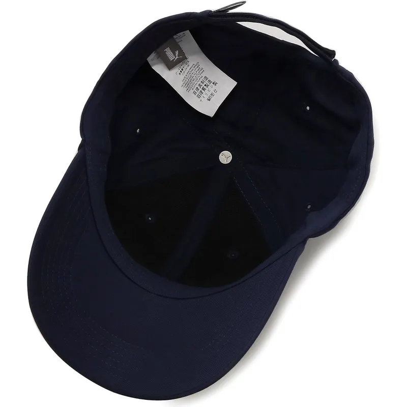 casquette-courbee-bleue-marine-ajustable-metal-cat-puma