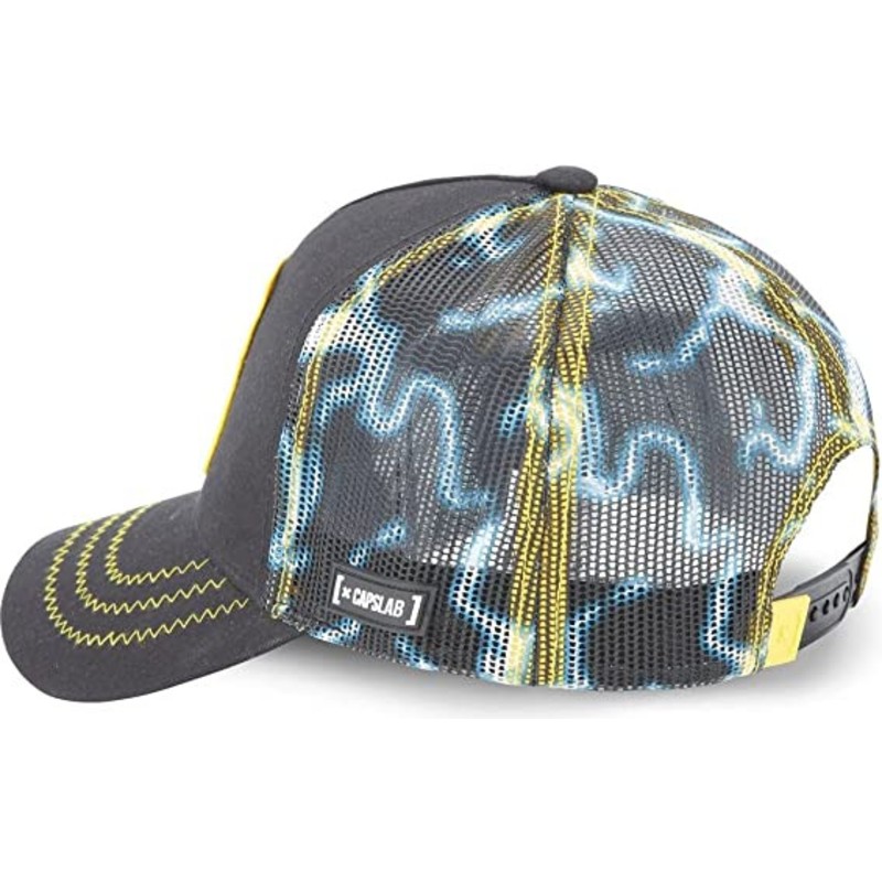 Capslab Pikachu PKM2 ELE1 Pokémon Black Trucker Hat