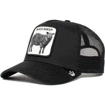 Casquette trucker noire mouton Naughty Lamb Goorin Bros.