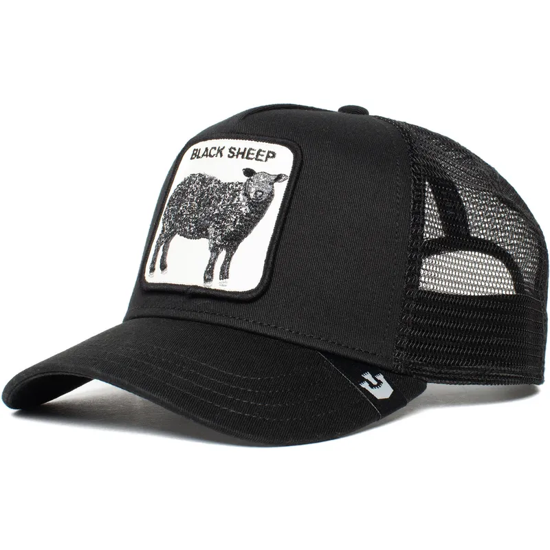 sort-trucker-kasket-med-far-naughty-lamb-fra-goorin-bros