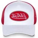 cappello-trucker-bianco-e-rosso-bmwhred2-di-von-dutch