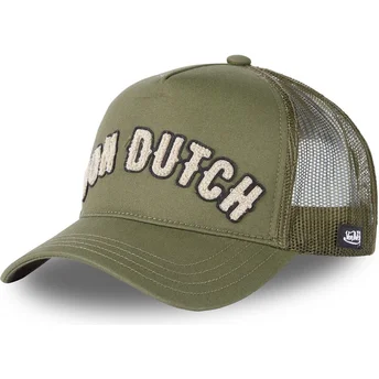Cappellino trucker verde BUCKL K di Von Dutch
