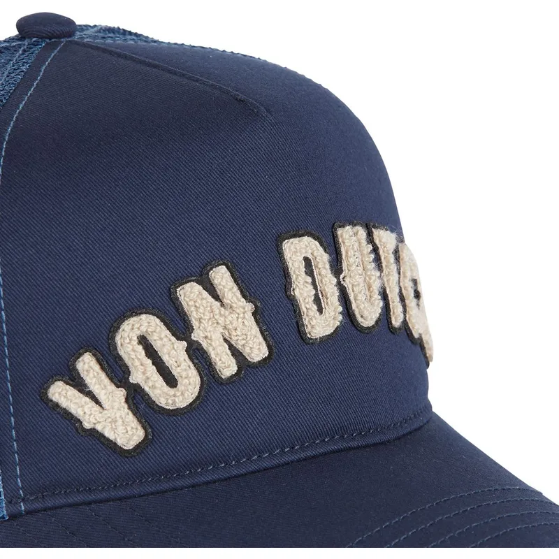 petten-gebogen-marineblauw-snapback-buckl-nv-van-von-dutch