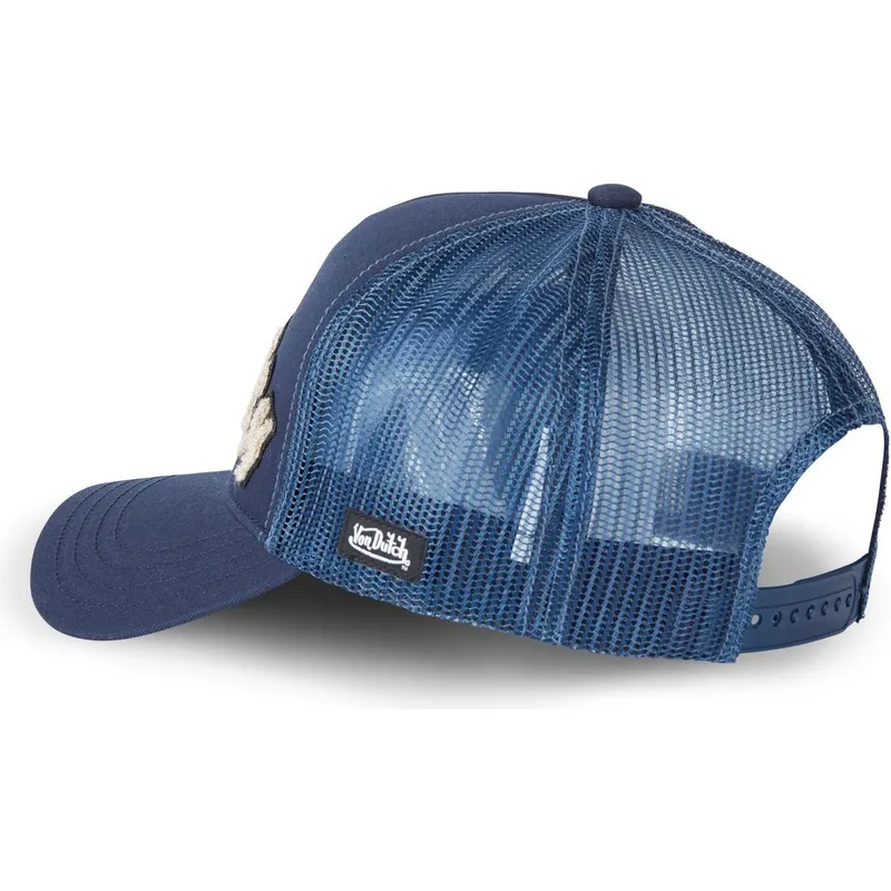 petten-gebogen-marineblauw-snapback-buckl-nv-van-von-dutch