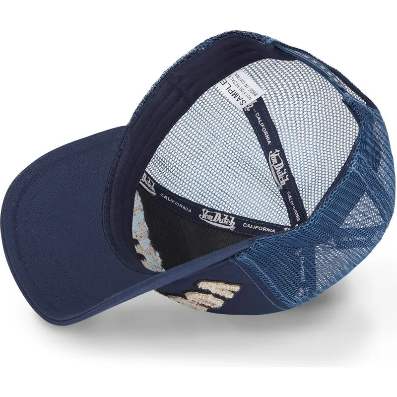 petten-gebogen-marineblauw-snapback-buckl-nv-van-von-dutch