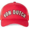 casquette-trucker-rouge-buckl-r-von-dutch