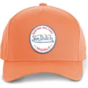 von-dutch-kustom-kulture-col-lora-orange-snapback-cap-mit-gebogenem-schirm