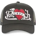 casquette-trucker-noire-love-lovu-nr-von-dutch