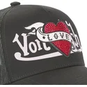 casquette-trucker-noire-love-lovu-nr-von-dutch