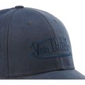 von-dutch-curved-brim-suedine1-navy-blue-snapback-cap