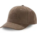 von-dutch-suedine3-dunkelbraune-snapback-cap-mit-gebogenem-schirm