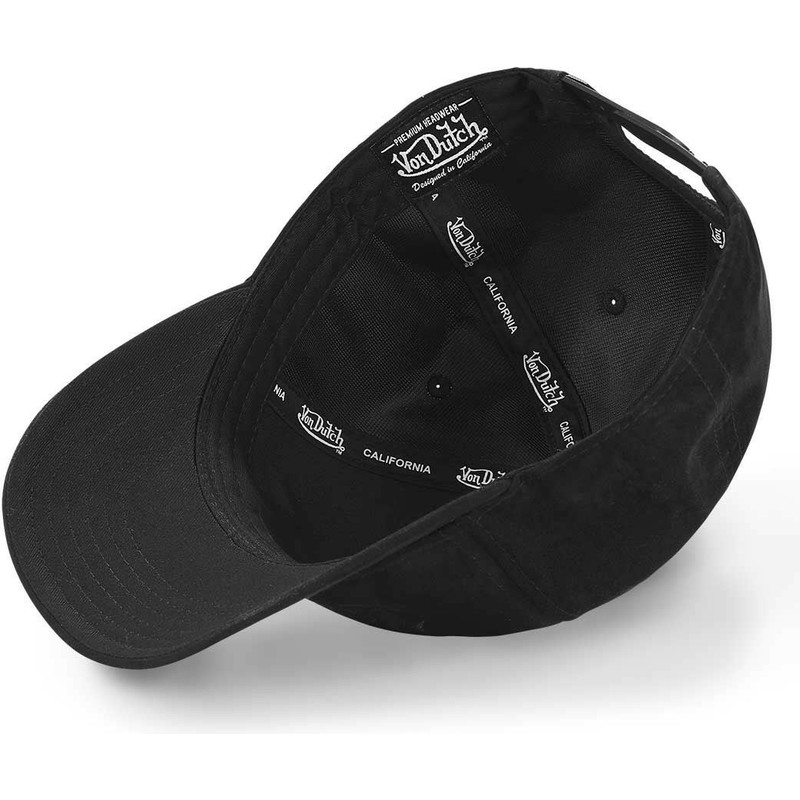 von-dutch-curved-brim-suedine4-black-snapback-cap