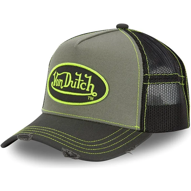 petten-gebogen-groen-snapback-van-von-dutch