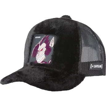 schwarze-trucker-mutze-aus-lammfell-son-gohan-great-ape-fur1-ooz1-dragon-ball-von-capslab