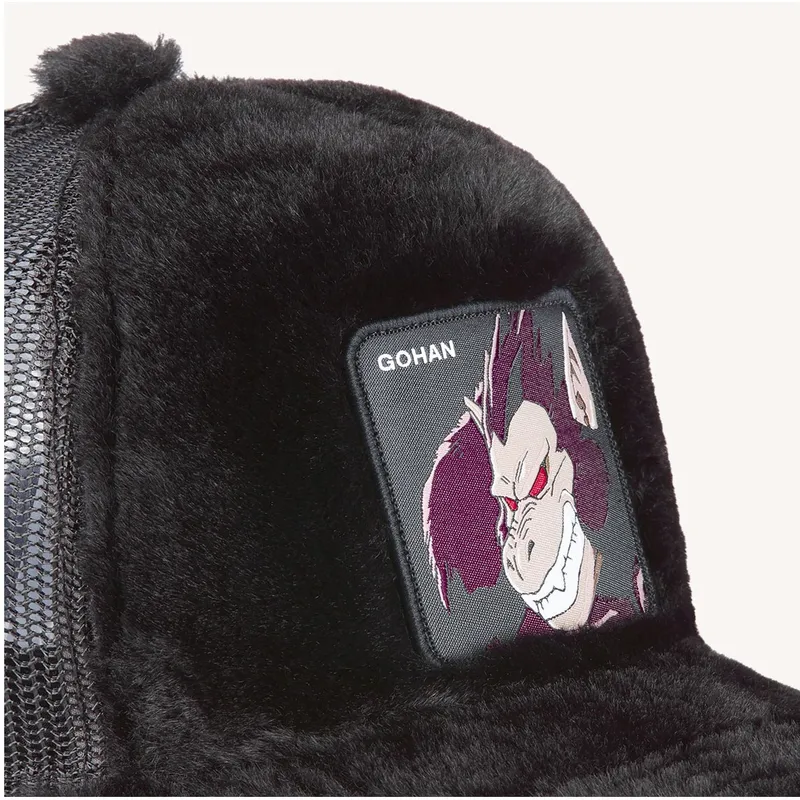 petten-gebogen-zwart-snapback-son-gohan-dragon-ball-van-capslab