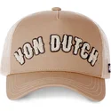 casquette-trucker-beige-buckl-be-von-dutch